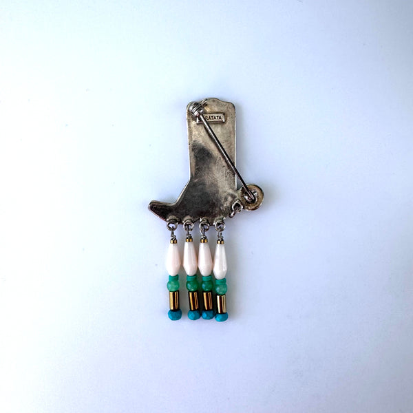 Taratata Cowboy Boot Brooch