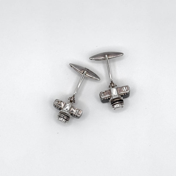 Camera Sterling Silver Cufflinks