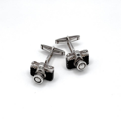 Camera Sterling Silver Cufflinks