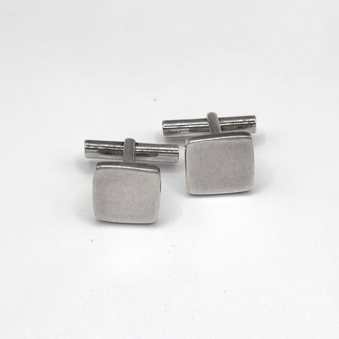 Square Sterling Silver Cufflinks