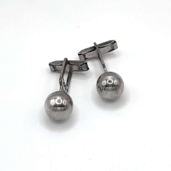 Sterling Silver Ball Cufflinks