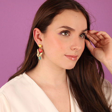 Taratata Gold Flower Earrings - Crocus