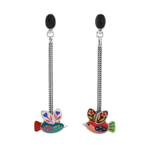 Taratata Hummingbird Earrings - Dans Les Nuages