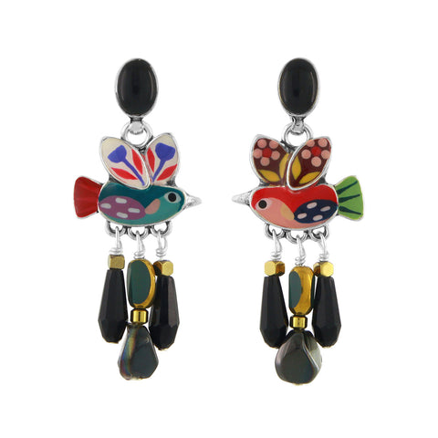 Taratata Hummingbird Earrings - Dans Les Nuages