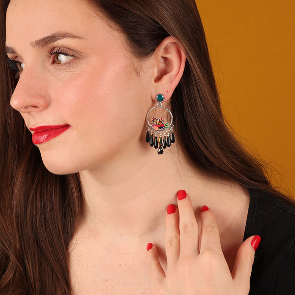 Taratata Hummingbird Earrings - Dans Les Nuages