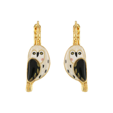 Taratata Owl Earrings - Clair De Lune