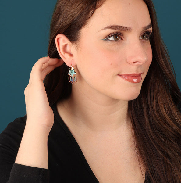 Taratata Star Earrings - Clair De Lune