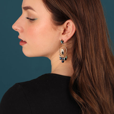 Taratata Owl Earrings - Clair De Lune