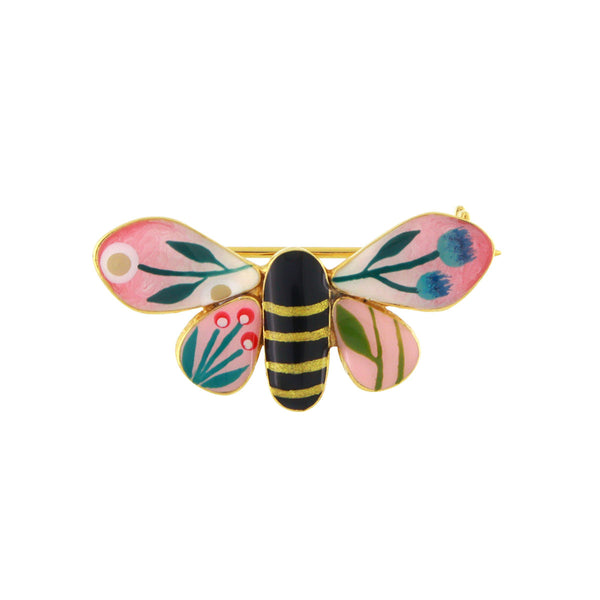 Taratata Beautiful Bee Brooch - La Vie En Rose