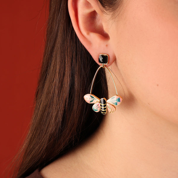 Taratata Beautiful Bee Earrings - La Vie En Rose