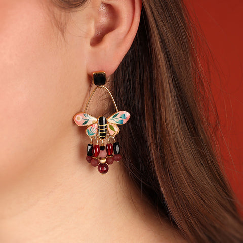 Taratata Beautiful Bee Earrings - La Vie En Rose