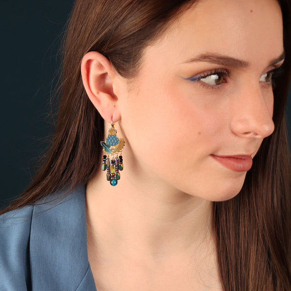 Taratata Pineapple Earrings - Chardon Bleu