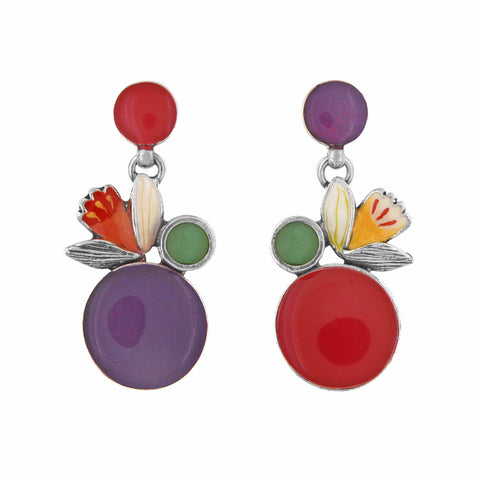 Taratata Flower Earrings - Jonquille