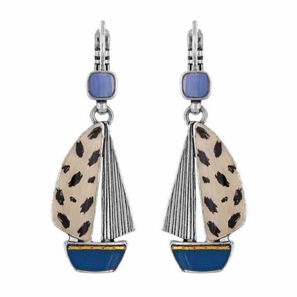 Taratata Sailboat Earrings - Ocean