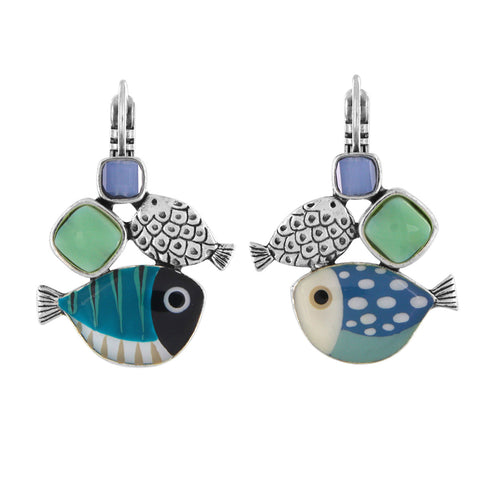 Taratata Fish Earrings - Ocean