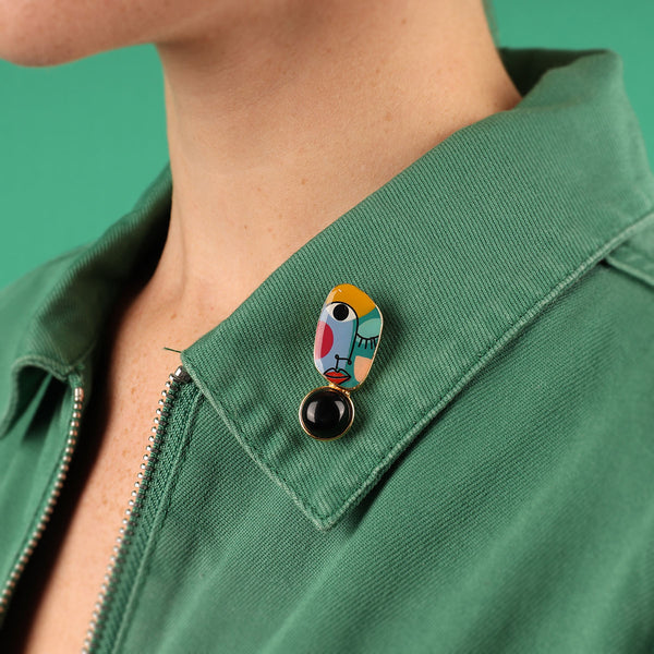 Taratata Abstract Brooch