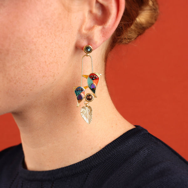 Taratata Bird Earrings - Zouzou